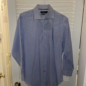 Ralph Lauren Blue Dress Shirt Classic Cotton